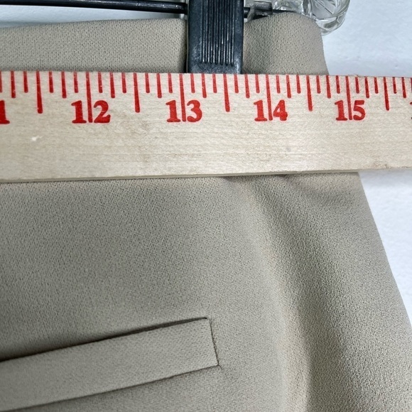 C Est 1946 Casual Dress Pants Trousers Small Beige - Picture 7 of 8